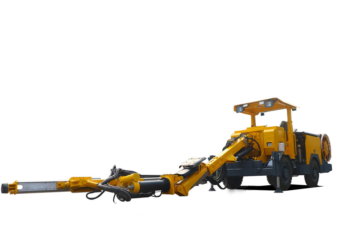 Soutien du tunnel entièrement hydraulique Tunneling Jumbos Roche Anchor Machine de forage de la face de forage