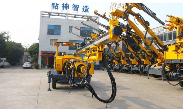 Equipement minier souterrain Tunneling Rock Bolt Machine entièrement hydraulique utilisé pour la construction de tunnels