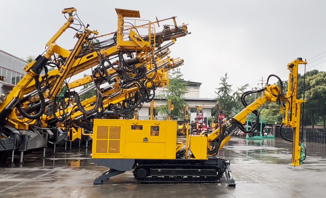 Capacité du réservoir hydraulique d'huile de 170L Forage minier souterrain avec moteur électrique de 55 kW